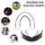 Professional Mouth Guard Gum Shield for Contact Sports - Flexible, Dual-Color for Rugby, Martial Arts, MMA, Boxing, Hockey, Football