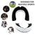 Professional Mouth Guard Gum Shield for Contact Sports - Flexible, Dual-Color for Rugby, Martial Arts, MMA, Boxing, Hockey, Football